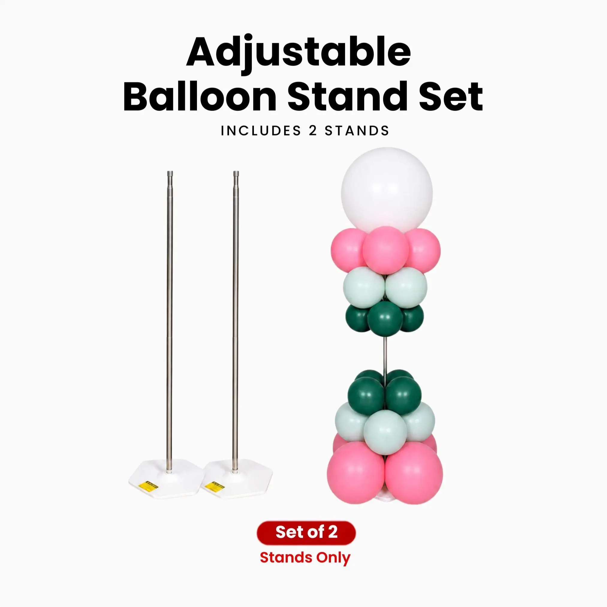 Adjustable Balloon Stand  I Set of 2