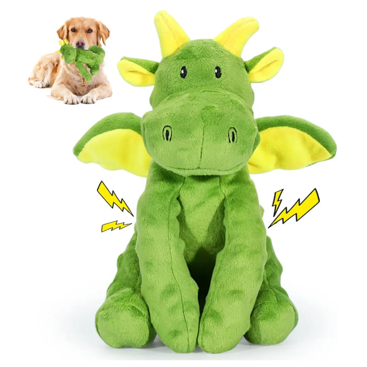 Squeaky Dog Toys Plush Dog Toy with Crinkle Paper Stuffed Durable Dog Chew Toys for Small Middle and Large Dogs squeaky  dog  toys interactive  dog  toys toys  for  dogs-MRWJ