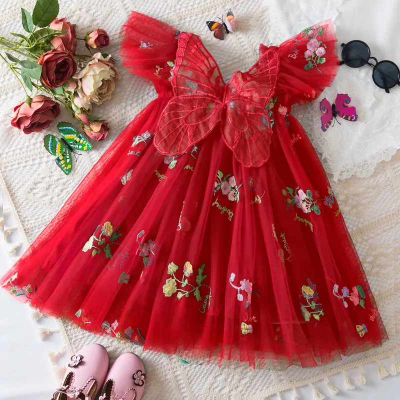 white christmas dresses Girls' Christmas Dresses Girls' New Year Dresses Girls' Birthday Princess Dresses