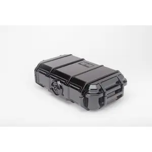 212 MAIN Seahorse 56 Micro Toolbox - Black, Polycarbonate Tool Case, Carabiner Loop, IP67 Rated, Keyed Lock