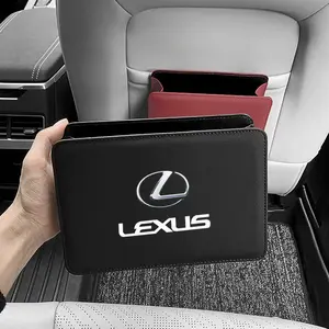 Leather Car Trash Can, Portable Storage Bucket, Waterproof Odor-Proof Design, Fits Lexus F Sport Es300 Rx300 Rx330 Rx350 Is200 Is250 Is300 Gs300 Nx300
