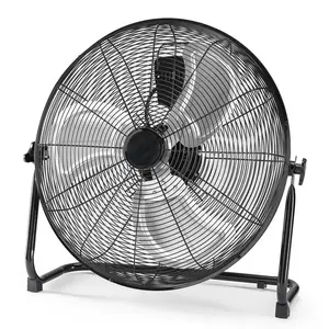 18"/20" High Velocity Desk & Floor Fan, 2661/3523 CFM Metal Air Circulator, 3-Speed Tilt Adjustable, Quiet Heavy Duty Fan for Home, Office, Workshop