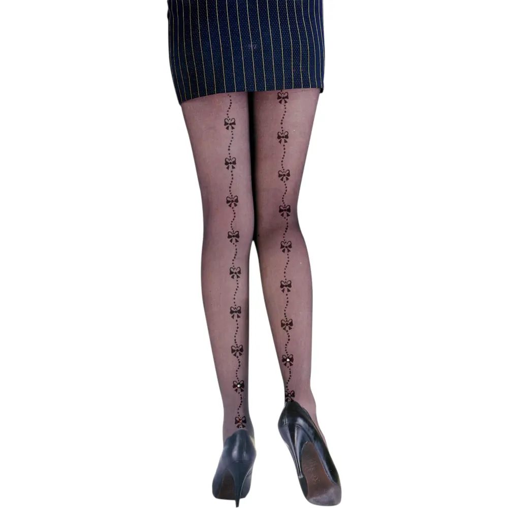 Sheerly Touch Ya, Ribbon Back Seam Pantyhose, 100% Nylon, 1 Pair, Made in Taiwan Womenswear Everyday Feminine Leg