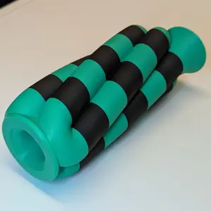 instrument didgeridoo breathe work small tool for sleep improvement key of E made of Bioplastic PLA Solid red color Green Black