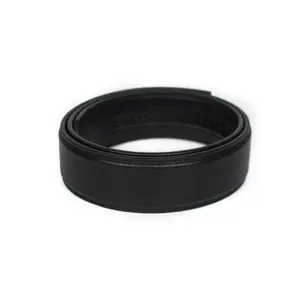 EDC Black Leather Gun Belt Strap