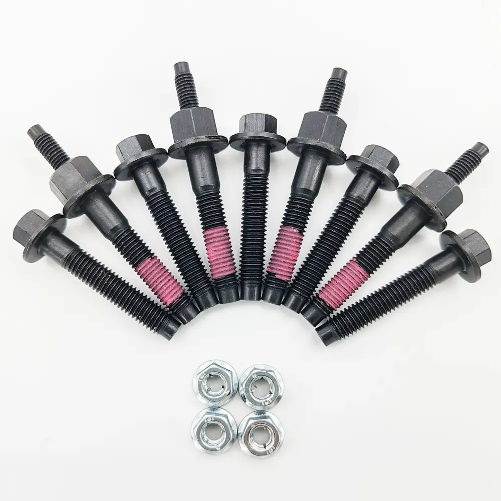 Automotive 5.7L Exhaust Manifold Bolt Set - M8/M6 Sizes, Direct Replacement Hardware Kit for Ram 1500/2500/3500, Chrysler Aspen, Jeep Grand, Ideal for Manifold Fixing (03309)