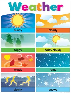 Colorful Weather Chart