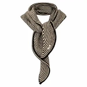 Unisex Single-Color Cashmere Scarf - Thick Wool Knit Shawl, Fluffy Soft, Lazy Style, Versatile Korean Aesthetic, Fall Winter Accessory