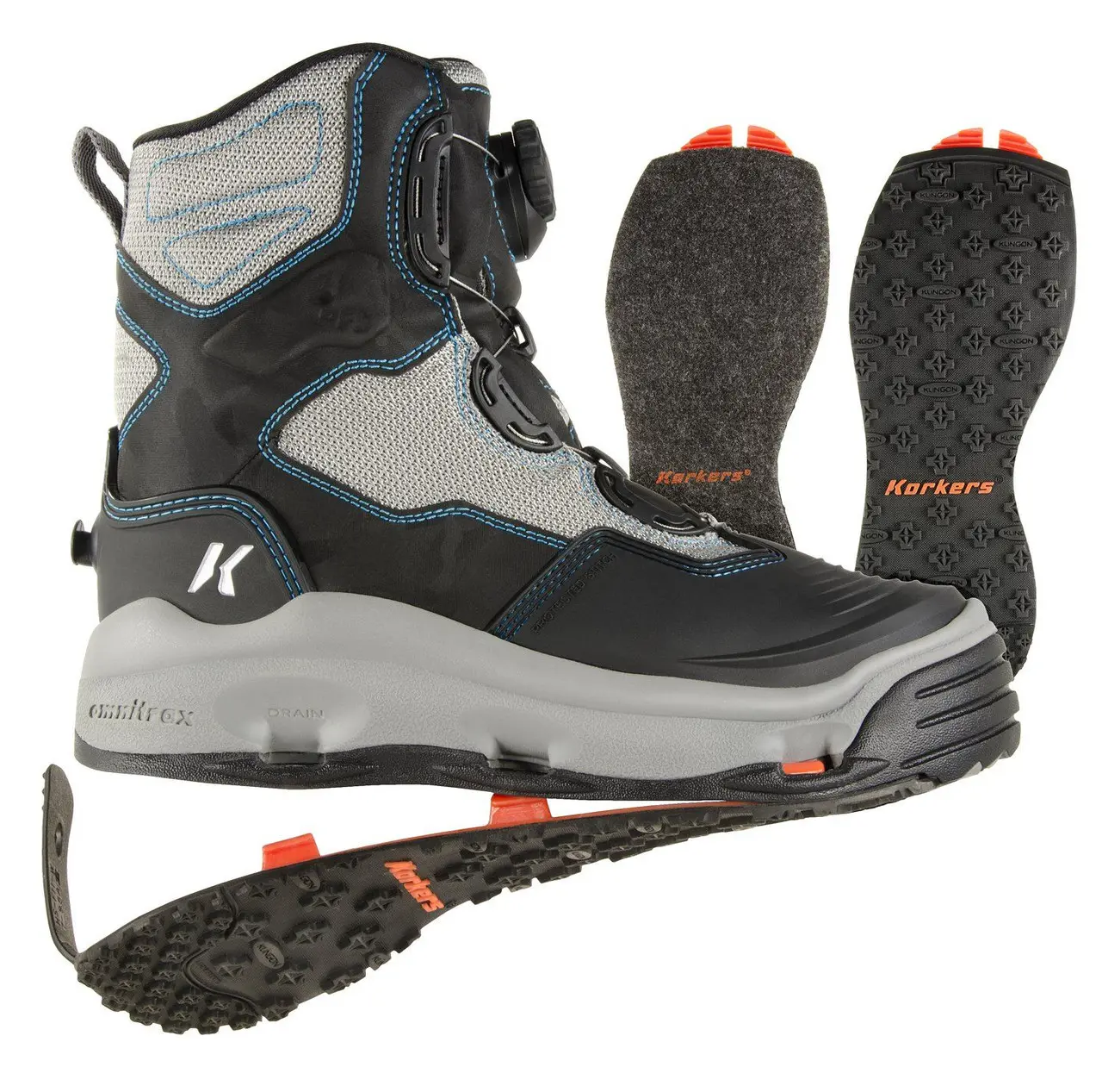 Korkers WOMEN'S DARKHORSE Wading Boots - FB2710