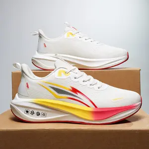 Athletic Running Shoes for Men & Women | Cushioned Lightweight Sneakers for Road Racing & Marathon | EVA Midsole, Breathable Mesh, Anti-Slip, Ergonomic Fit