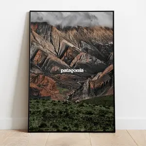 Patagonia Mountains A4 A3 A2 A1 A0 Fine Art Poster Print Y2K Room Wall Decoration