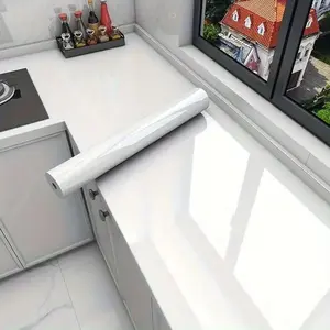 Marble texture self-adhesive wallpaper, peelable, stain-resistant and easy to clean, suitable for living room wall decoration, kitchen decoration, bathroom wall stickers, and cabinet self-adhesive film.