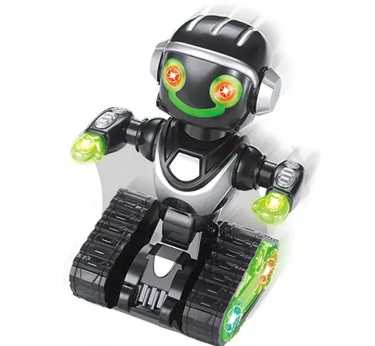 Hakam Bump & Go Fun Smart Robot Interactive Remote Control Sing Spin Dance and Sounds