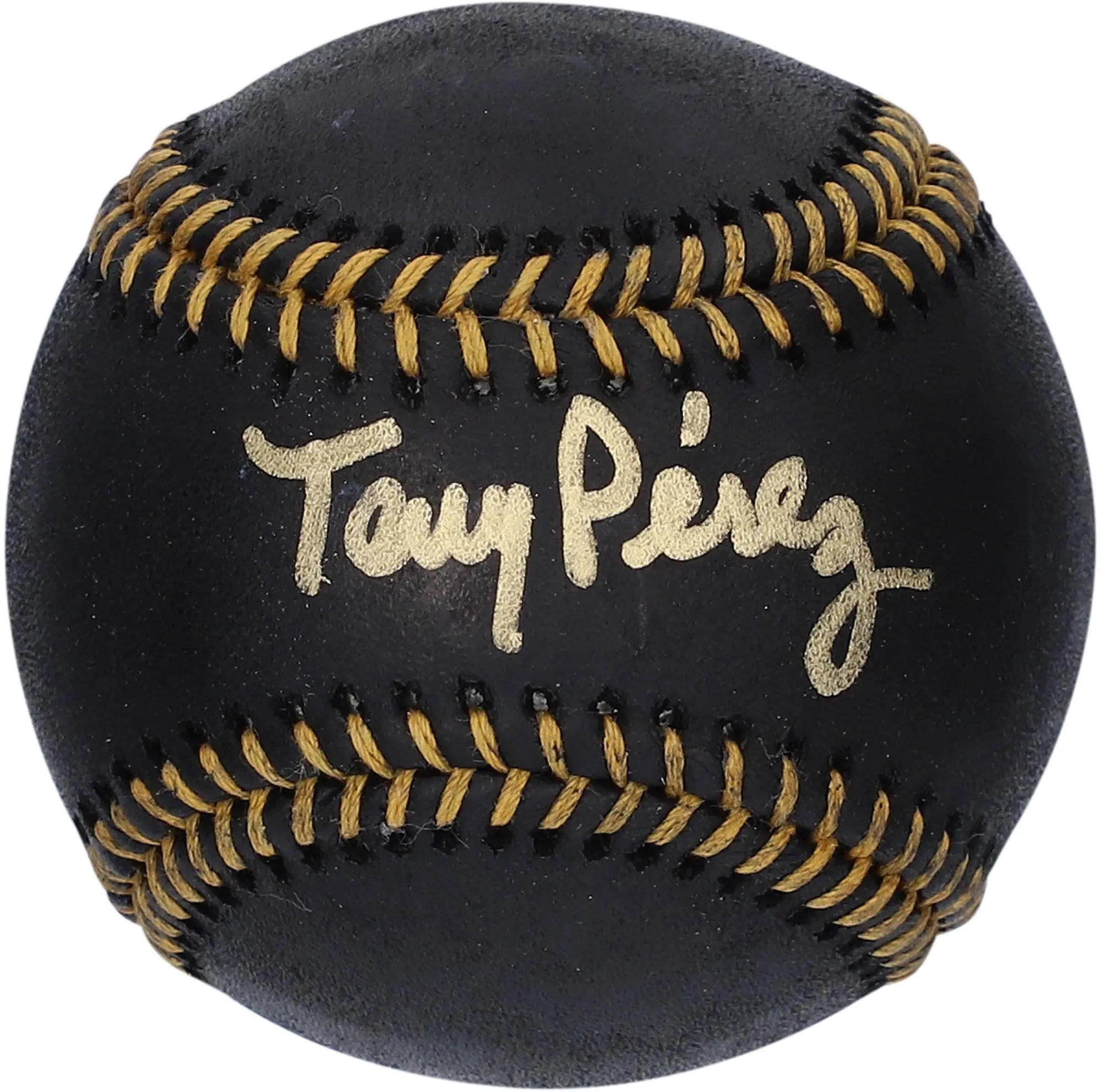 Tony Perez Cincinnati Reds Autographed Black Leather Baseball - Fanatics Authentic Certified