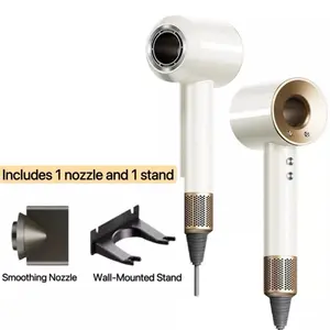 Hair Dryer Nozzle and Stand, Includes 1 Nozzle & 1 Stand, Wall-Mounted Design, Easy-to-Use Functionality