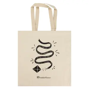 Benjamin Franklin Quote Canvas Tote