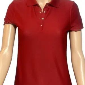 IZOD Ladies Golf Polo Shirt - Silky Soft and Stylish  Size Large - Red - Comfort, Collared
