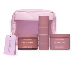 Doll 10 Doll Skin Body Smooth, Firm & Glow Trio With Bag