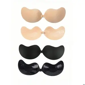Dress Wedding Sticker Nipple Silicone - Seamless Bra Up Invisible Push Women Backless Strapless Self Adhesive Cover Lingerie