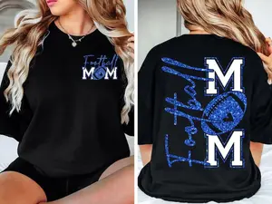 Football Mom Shirt, Football Mom Shirt, Football Mom Shirt, Football Shirt, Football Mama Shirt, Football Shirt, Game Day, Casual T-Shirts, Hoodies & Sweatshirts for Men and Women – Soft, Comfortable, Everyday Wear