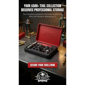 Hornady Bullet Puller and Collets Storage Case
