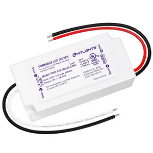 12V 60 Watt Mini LED Dimmable Driver  (Electronic, UL Listed)