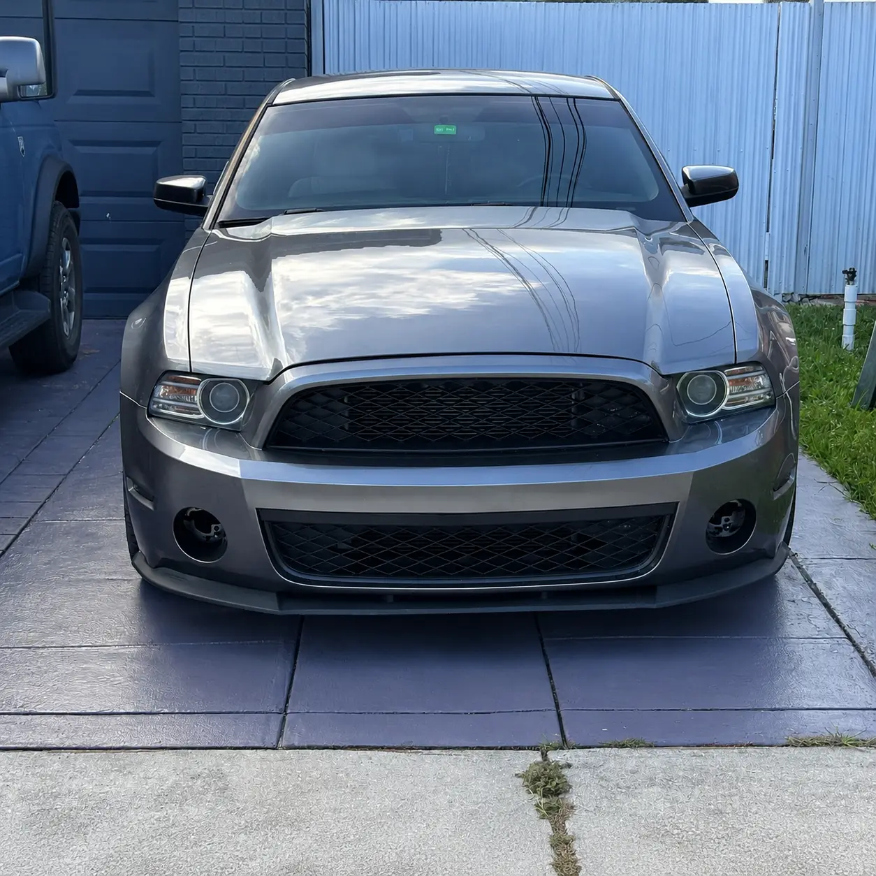 10-12 GT500 Style Front Bumper for S197 Mustang (2010-2014)
