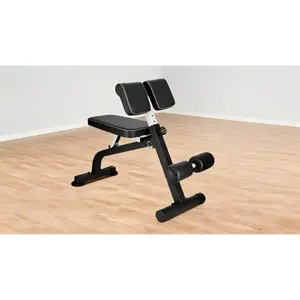 Adjustable Multi-Function Roman Chair Roman Chair – Hyperextension Bench for Strength Training – Adjustable Back Extension Machine, Ab Bench & Foldable Sit-Up Bench for Athletes, Core Work & Home Gym Workouts