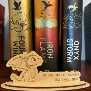 Andarna - Fourth Wing bookshelf decor