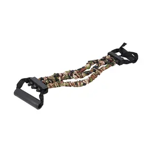 Chest Expander with Adjustable Resistance Bands Exercise Band with Handle for Men Women Fitness Yoga Training Home Gym Equipment PE Material