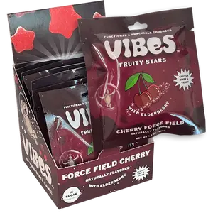 CHERRY FORCE FIELD - Box of 6 Snack Sweet CHERRY FORCE FIELD - Box of 6 Snack Sweet