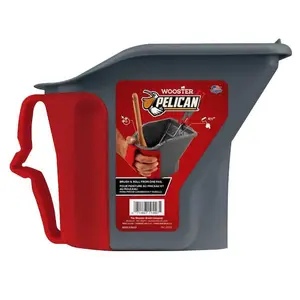 1 qt. Hand-Held Paint Bucket with Brush Magnet 1 qt. Hand-Held Paint Bucket with Brush Magnet