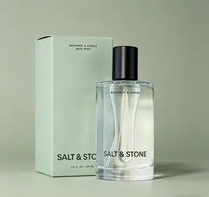 Salt & Stone Bergamot & Hinoki Body Mist, Skincare-Infused Hair & Body Spray for Women & Men, Hydrating Fragrance with Glycerin & Red Algae, Vegan Cruelty-Free Clean Fresh Woody-Citrus Scent, All-Day Refreshing 3.4 fl oz 100ml