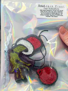 Grinchy Hand  Car Freshie