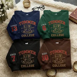 Embroidered Tommen College Boys of Tommen Sweatshirt, Tommen College Shirt, Book Gift, Bookish Merch,Bookish Gift Johnny Kavanagh Lynch Joey