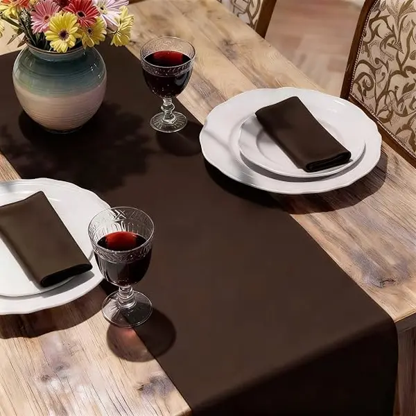 12 x 36 Inch Table Runner | Waterproof Washable 210GSM Fabric Table Runner for Dining Table, Kitchen, Wedding, Party & Indoor Outdoor Decor