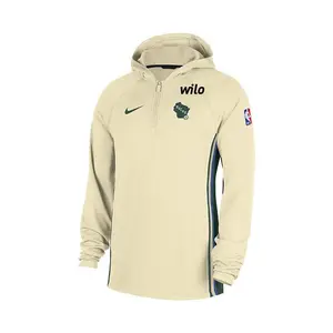 Nike City Edition 25-26 Game Theatre Milwaukee Bucks 1/4 Zip Hooded Sweatshirt