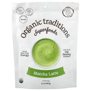Organic Traditions Superfoods, Matcha Latte, 5.3 oz (150 g)