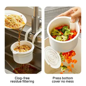 Space-Saving Design, Easy Installation, Durable Material, Ideal for Home ,UseHanging Sink Drain Basket, Kitchen Faucet Storage Rack