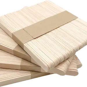 200Pcs Natural Wood Craft Sticks 4.5 Inch, Popsicle Sticks for DIY Crafts, Ice Cream Sticks, Treat Sticks, School Projects, Art Supplies & Kids Craft Activities Handicraft