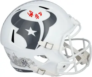 Will Anderson Jr. Houston Texans Autographed Riddell 2024 Salute To Service Speed Replica Helmet - Fanatics Authentic Certified