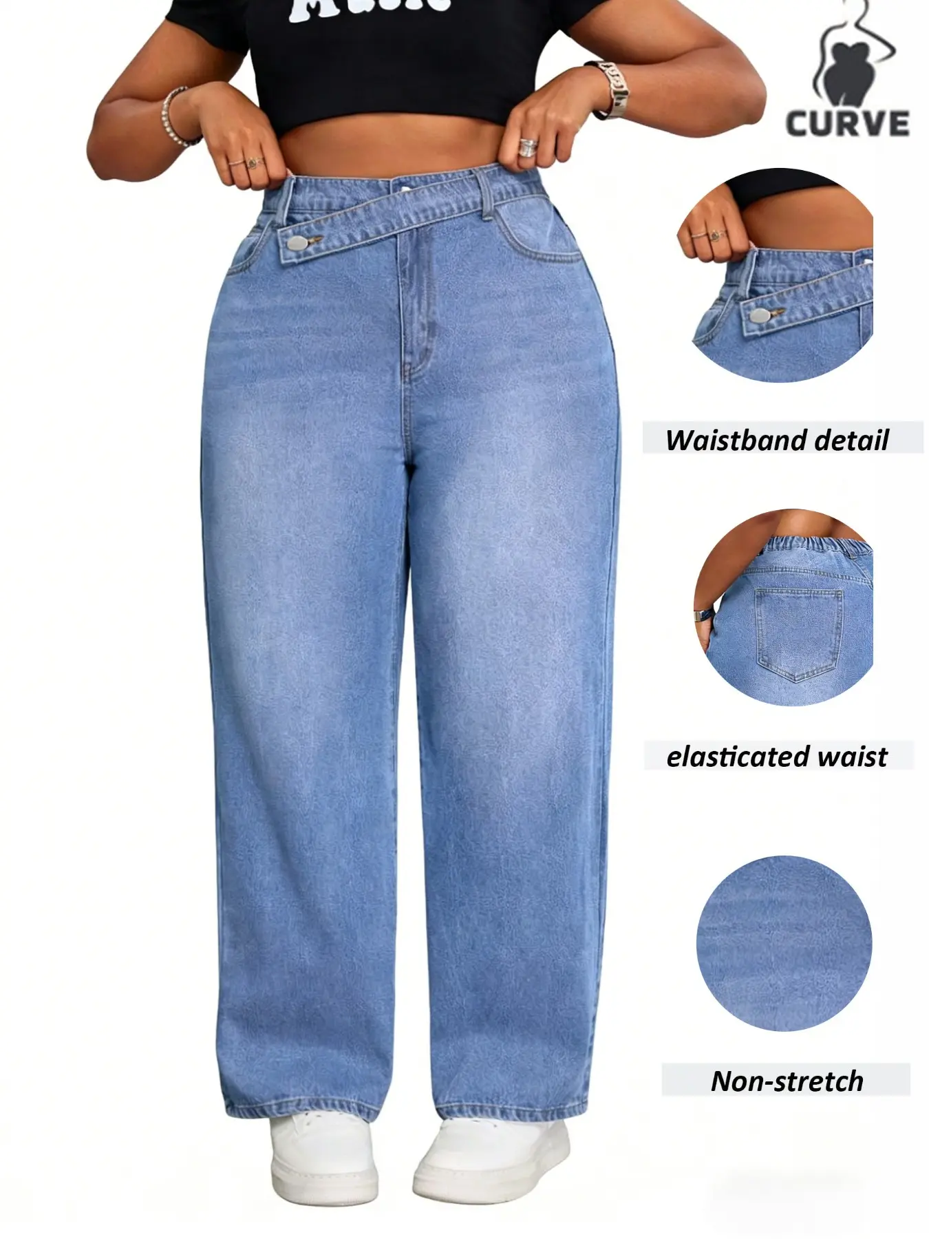 curve plus y2k jeans - TikTok Shop