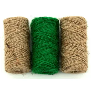 WorldWide Sales Online Tool Essentials 3pc Natural Jute Twine 118ft Total Length