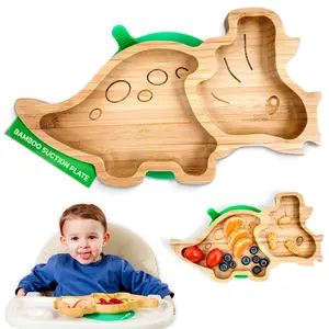 Divided Suction Plates For - Strong All Eco Friendly Materials Dinosaur