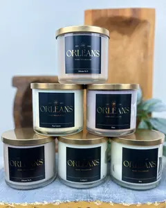 Orleans 17oz Candle - More Scents, Natural Ingredients, Perfect for Candle Lovers Decor Floral