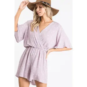 Lilac Floral Romper