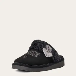 Ariat Women's Jackie Square Toe Slipper (#2829-001 Black)