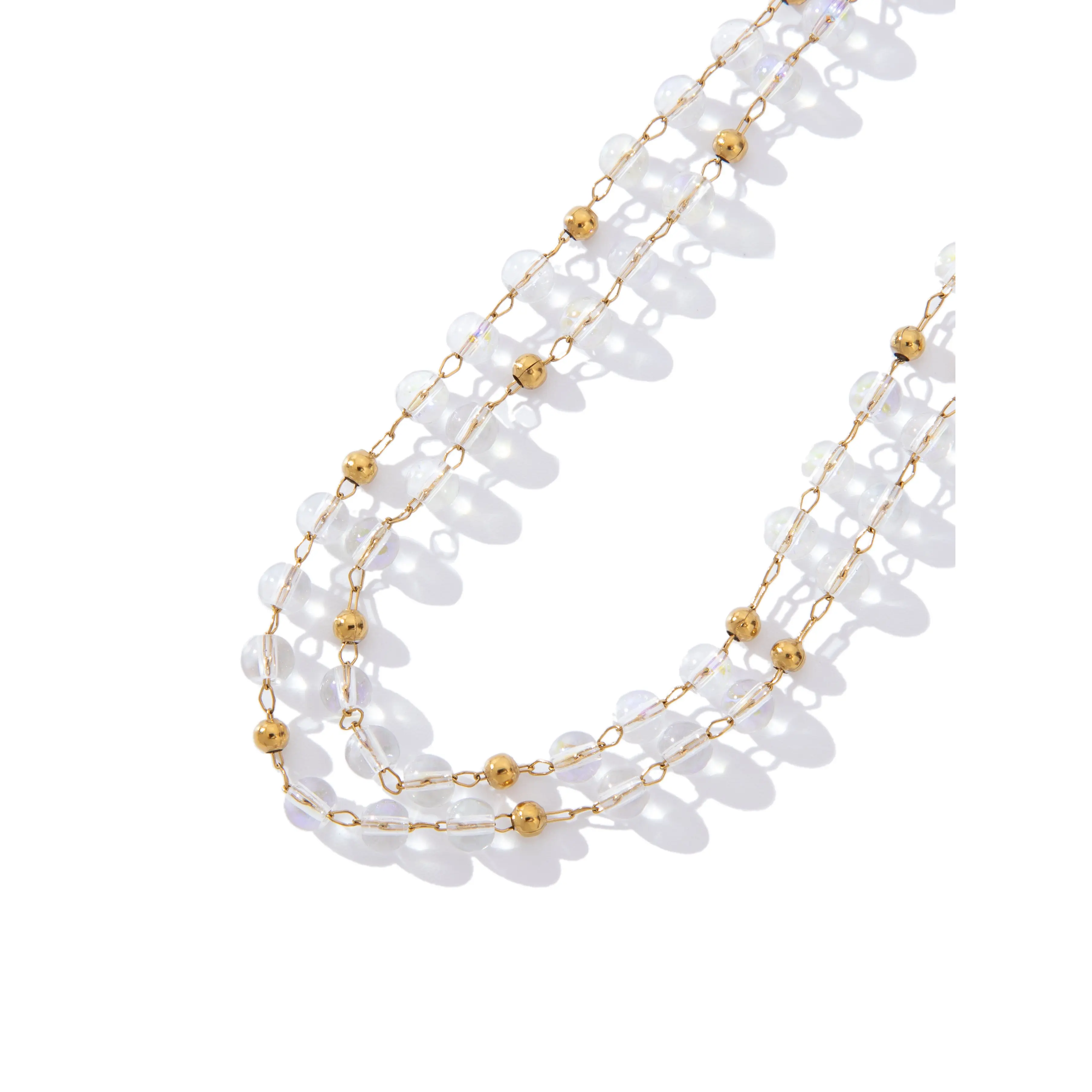 Glow Drops Necklace - Snow Glow