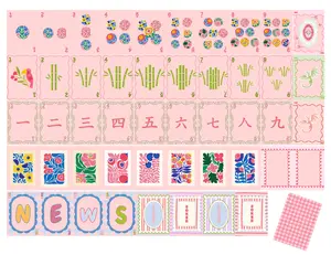 The Petal Party- Mahjong Travel Card Set