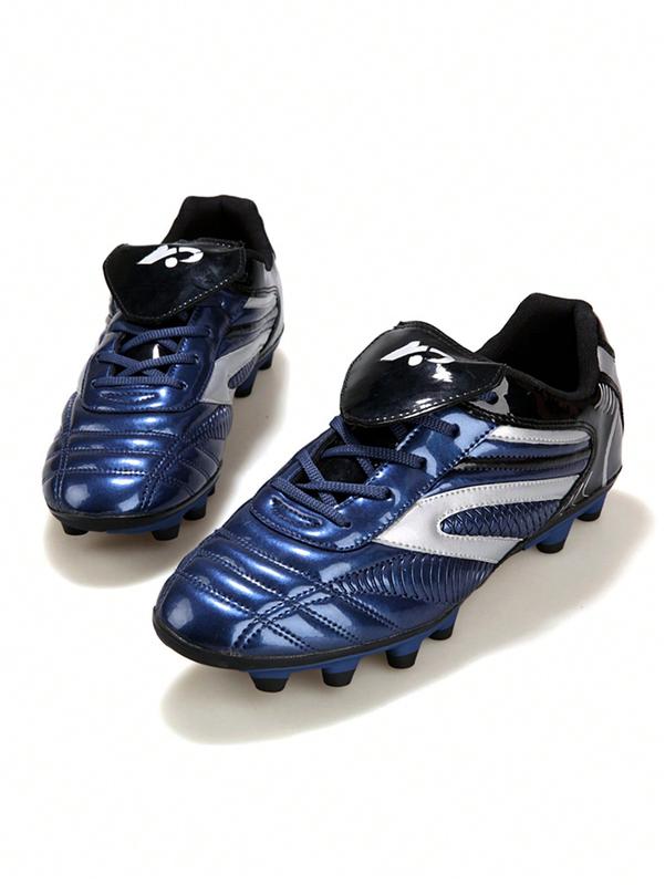 Unisex Football Shoes, Suitable For Gym Fashionable Sparkling Teenage Soccer Cleats, Non-Slip, Low-Top, Ronaldo Training Shoes For Grass Sports Classic Leather Turf Soccer Shoes soccer  boots